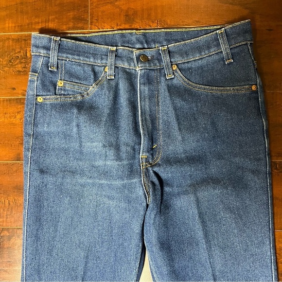 VINTAGE 1980s Levi’s Denim 517 Bootcut Jeans High Rise Vtg 80s Size 33 - Picture 3 of 12